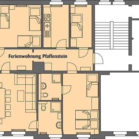 Pfaffenstein In Der Alten Foersterei Appartement *