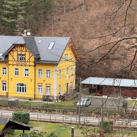 Pfaffenstein In Der Alten Foersterei 公寓 赛博尼茨
