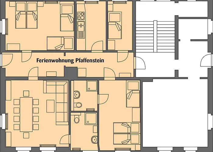 Pfaffenstein In Der Alten Foersterei Lägenhet *